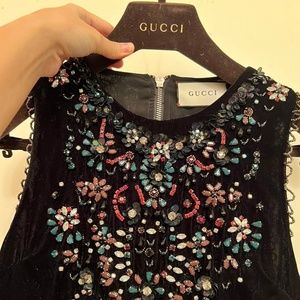 Gucci velvet dress $3560